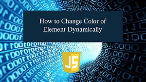 How to Change Color of Element Dynamically in JavaScript