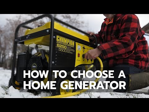 HOME GENERATOR: How to Choose Wisely