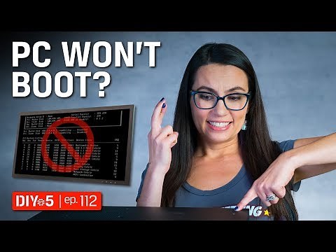 PC Build – How to Fix a PC that won’t boot – DIY in 5 Ep 112