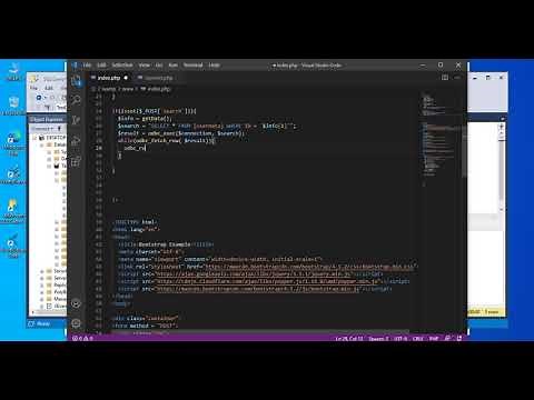 PHP & SQL Server Tutorial | Search And Display Data From MS SQL Server 2019 Database Using PHP