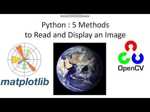Python : 5 Methods Image Processing matplotlib, openCV, imageio, Pillow Using PyCharm