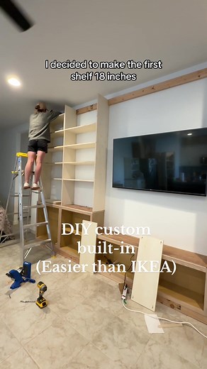 Building a Custom Built-in Entertainment Center