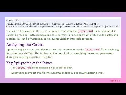 Fixing the SonarQube Scanner Code Coverage Report Issue with JaCoCo in Jenkins