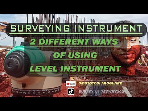 HOW TO USE DUMPY LEVEL IN TWO DIFFERENT WAYS IN CONSTRUCTION