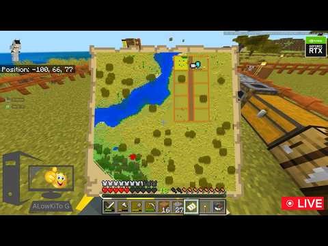 MINECRAFT Bedrock Edition Live Day 7 {INDIAN SAFEST WORLD IN FUTURE} [In PC] @alowkito