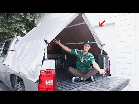 DIY Truck Bed Tent! Truck Camping
