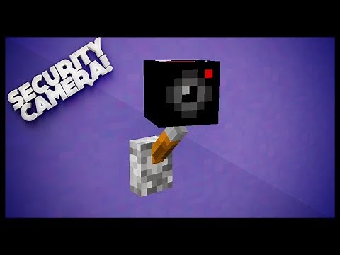 Minecraft: How To Make A Security Camera