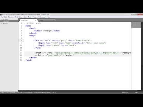 Disable Form Button on Submit