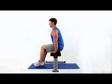 How to do a seated push up