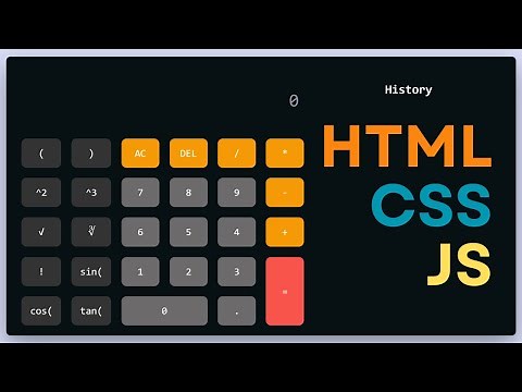 Build a Scientific Calculator with HTML, CSS & JavaScript | Step-by-Step Beginner Tutorial
