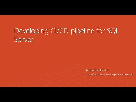 Developing CI/CD pipeline for SQL server- Part 1