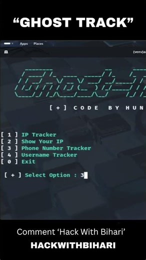🕵️‍♂️ This GitHub OSINT Tool Can Track IP & Usernames 😱 (GhostTrack Demo)