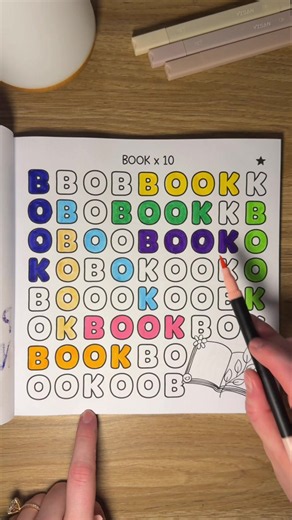 📚 #cozywordsearch #colouringasmr #wordsearch #coloringbookforadults #puzzlewithme