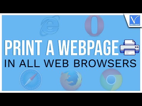 How to Print a web page in all Web Browsers: 4 Best Ways