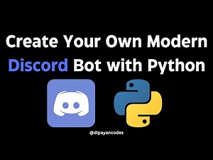Building a Modern Discord Bot with Python | Step-by-Step Guide | dipayancodes