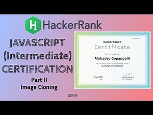 JavaScript (Intermediate) | Image Cloning Problem | Hackerrank Certifications #HackerankSolutions