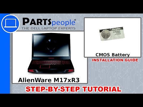 Dell AlienWare M17xR3 CMOS Battery Replacement Video Tutorial