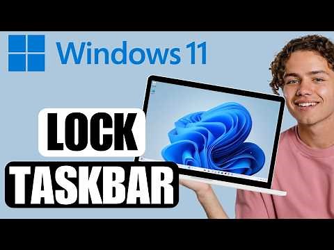 How to Lock Taskbar Windows 11 (Auto Hide)