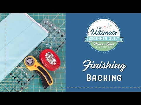Learn How to Make a Quilt - Piece your Backing Together | Fat Quarter Shop