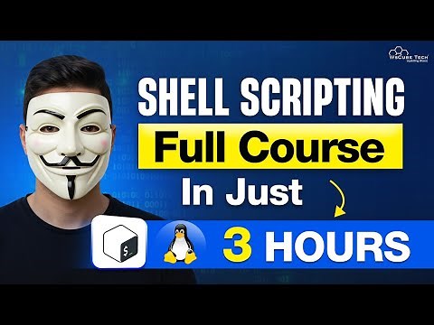 Complete Shell Scripting Course Step-by-Step| Learn Bash from Scratch 2025