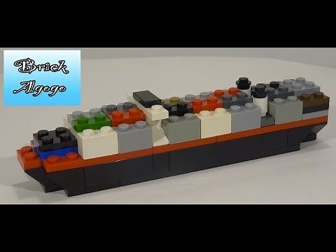Lego Container Ship - Lego Custom MOC