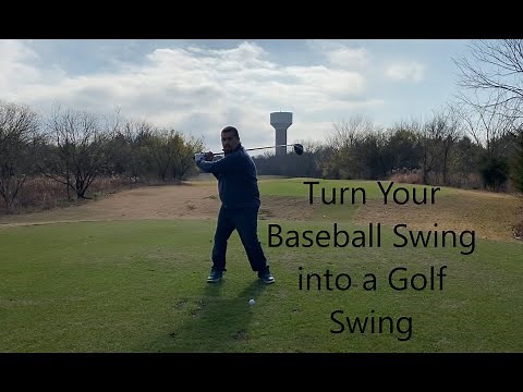 Turn Your Baseball Swing Into a Golf Swing