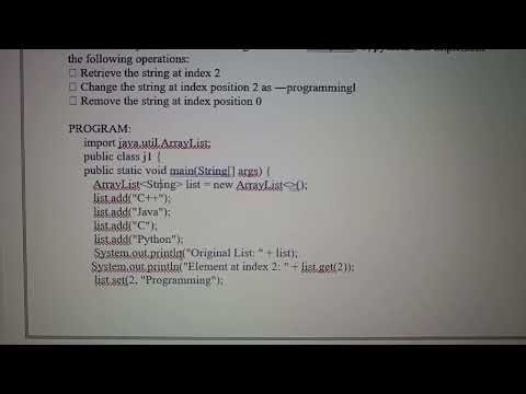 Java program using Array