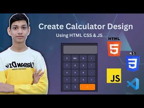 Modern Calculator App using HTML CSS & JavaScript 🔥 | Beginner Friendly Project