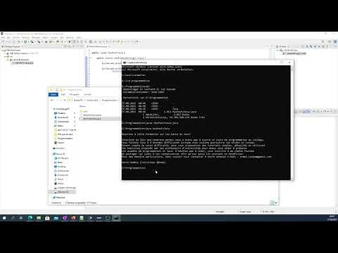 Mon premier programme Java (compilation avec Eclipse + ligne de commande)