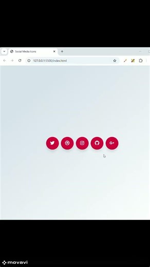 ✨Social Media Icons Using HTML and CSS | Stylish Icons |WEBDEVELOPMENT |Short‪@apnacodezone614‬
