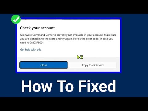 How To Fix Alienware Command Center Not Opening 2026 | Check Your Account Alienware Command Center
