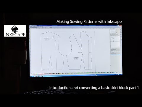 Introduction to making digital sewing patterns with Inkscape Part 1