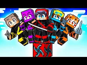 7 Friends on One Ninja Block in Minecraft!