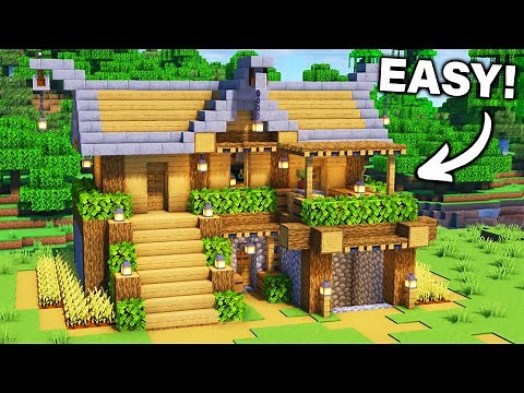 ⛏️ Minecraft : Survival STARTER House 🏡 [ Build Tutorial for Survival ]