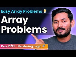 Easy Array Problems in JavaScript | Day 10/21 of Problem Solving with JS 🚀