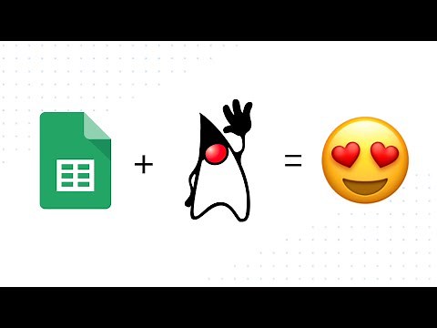 Google Sheets and Java