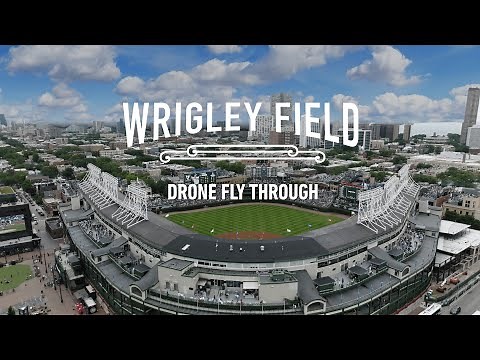 Wrigley Field Like You've Never Seen It Before | Drone Fly Through of the Ballpark, Clubhouse & More