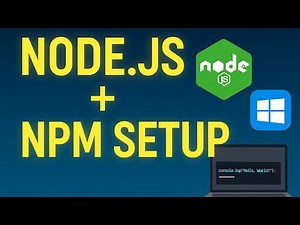 Download & Install Node.js & NPM on Windows 11 | Run JavaScript in Windows (Step-by-Step Guide 2025)