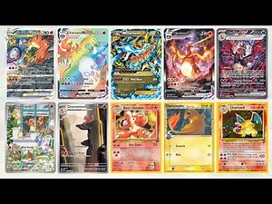 Pokemon TCG - All Charizard Evolution Cards (Charmander, Charmeleon, Charizard)