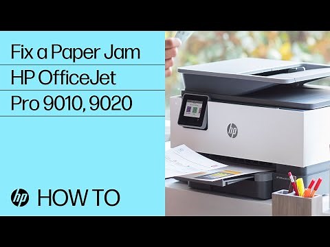Fix a Paper Jam | HP OfficeJet Pro All-in-One 9010, 9020, 9010e, 9020e Printers | HP Support