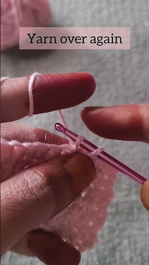 Learn the Single Crochet Stitch in 30 Seconds 🧶 | Crochet Stitch Tutorial