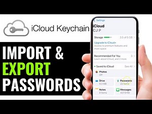 How To Import And Export Passwords From Icloud Keychain Using Iphone 2026 (FAST!!!)