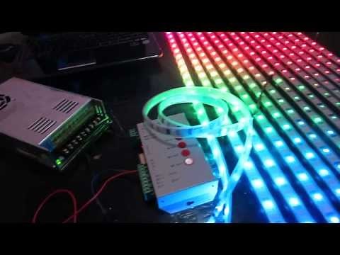 How to Build an LED Display, #1 Basic Wiring and Setup (WS2801 LEDs)