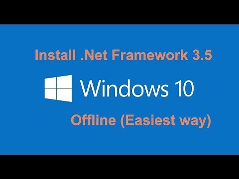 How to Install .Net Framework 3.5 on Windows 10 Offline