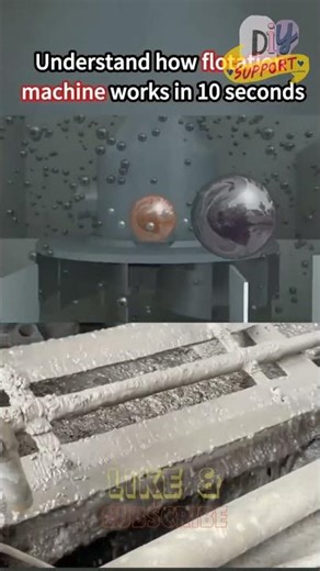 Most satisfying industrial process! 🤯 Watch this froth separate or