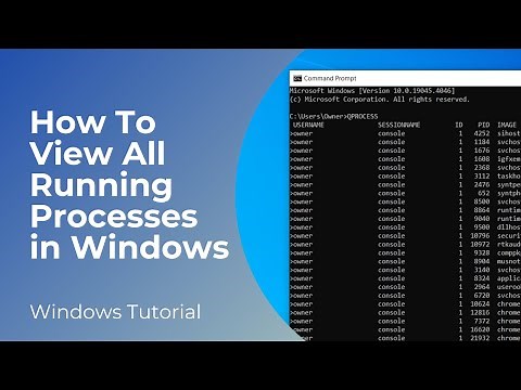 How To View All Running Processes in Windows 10 & 11