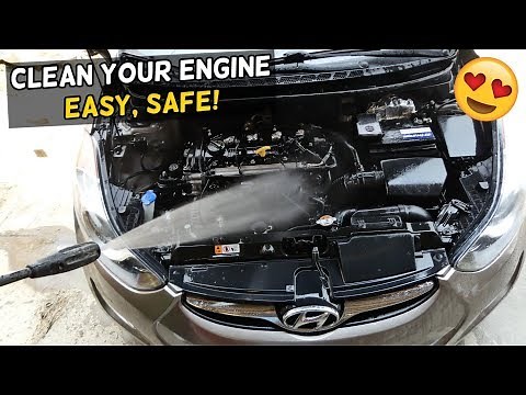 HOW TO WASH CAR ENGINE. Safe and Cheap