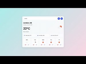 🚀 Build a Real-Time Weather App with JavaScript | OpenWeatherMap API + 5-Day Forecast