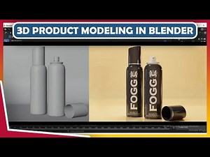 Blender Product Modeling Tutorial for Beginners – Step-by-Step 3D Modeling, Texturing & Rendering
