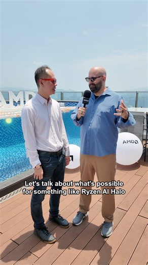 💥AI is no longer confined to the cloud. At Computex, @jackhuynh showcased the AMD Ryzen AI Halo and Ryzen AI Max PRO 400 Series processors. The next wave of innovation will be built, trained, and run locally.As AI evolves from chatbots to intelligent agents, developers and enterprises need the performance, memory capacity, and flexibility to bring these experiences to life directly on the device. ⚡ Ryzen AI Halo enables local AI development with support for models up to 200B parameters, up to 1
